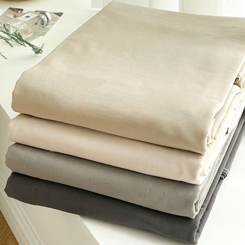 Whole Colored Bed Sheet Cotton Non-Pilling Fade Resistant Sheet Set