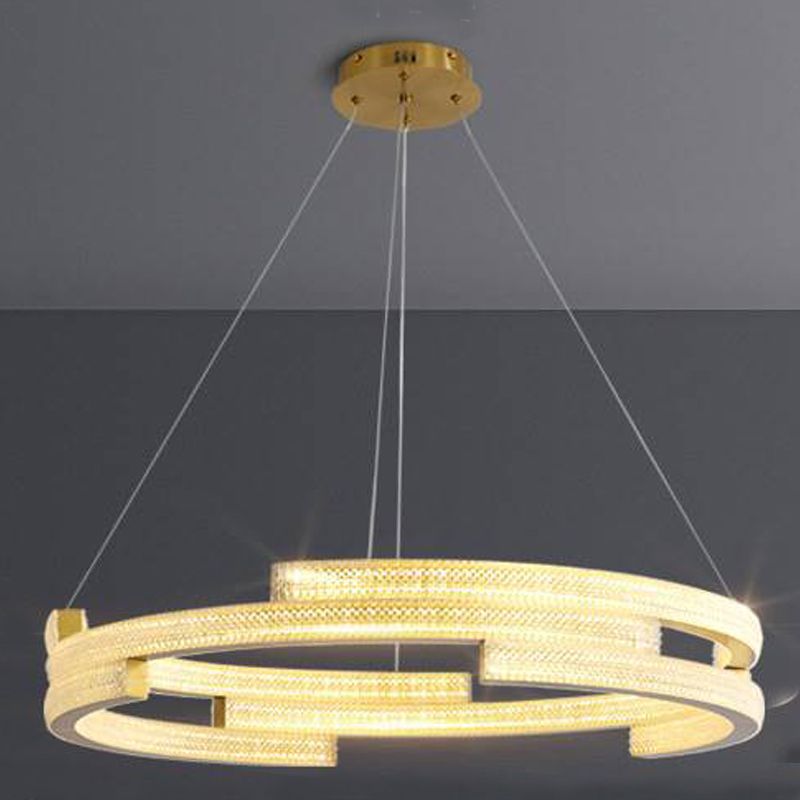 Lustre de style luxe moderne