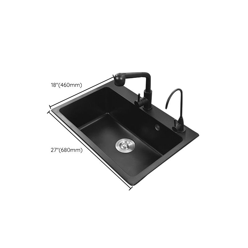 Modern Kitchen Sink Stainless Steel with Accessories and Faucet Undermount Workstation