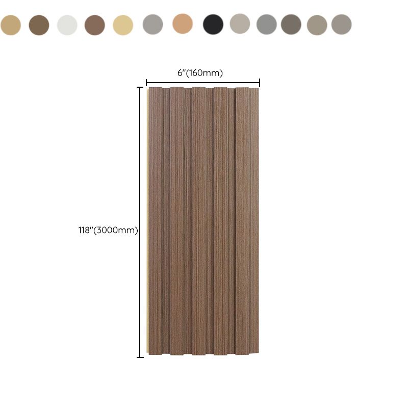 Modern Wood Paneling Smooth Wall Interior Wood Plank Set of 10