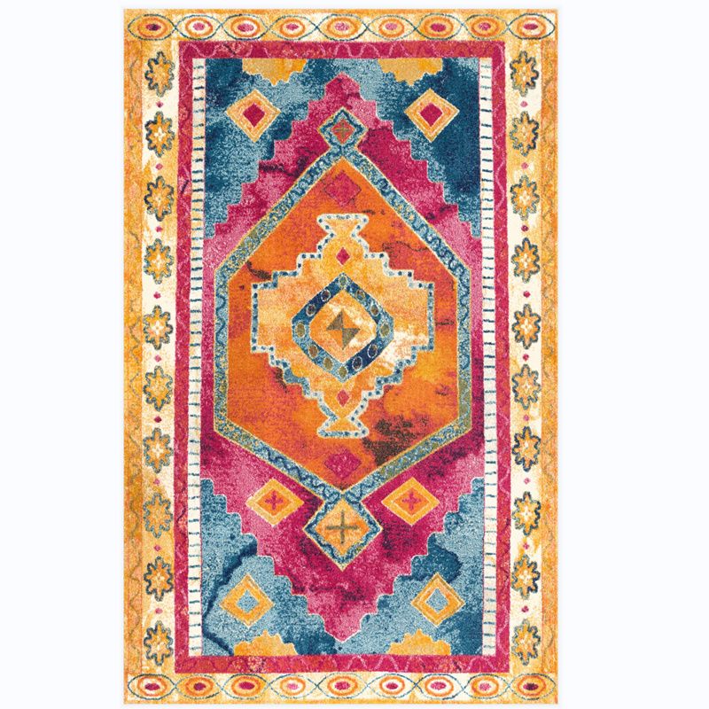 Tradition de tapis traditionnel Tapis tribal Polyester Area Rapier Tacon Risqueur pour la décoration intérieure