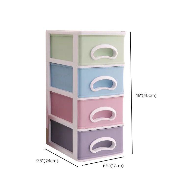 File Cabinet Plastic Lateral Modern Filing Cabinet with Drawers for Home or Office