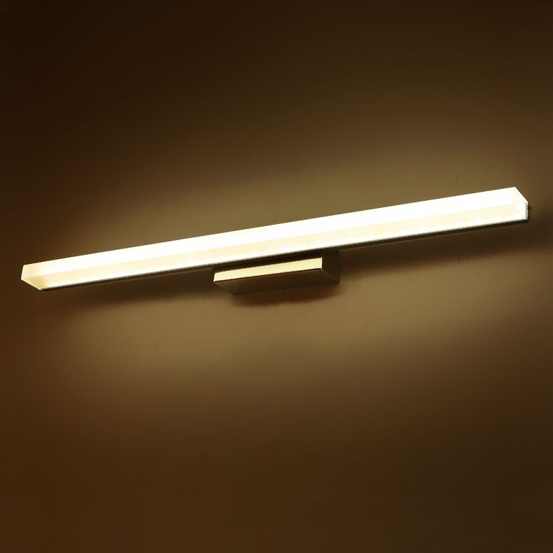 Lámpara de pared de pared acrílica moderna de 1 luz de 1 luces Lámpara montada en la pared para el baño