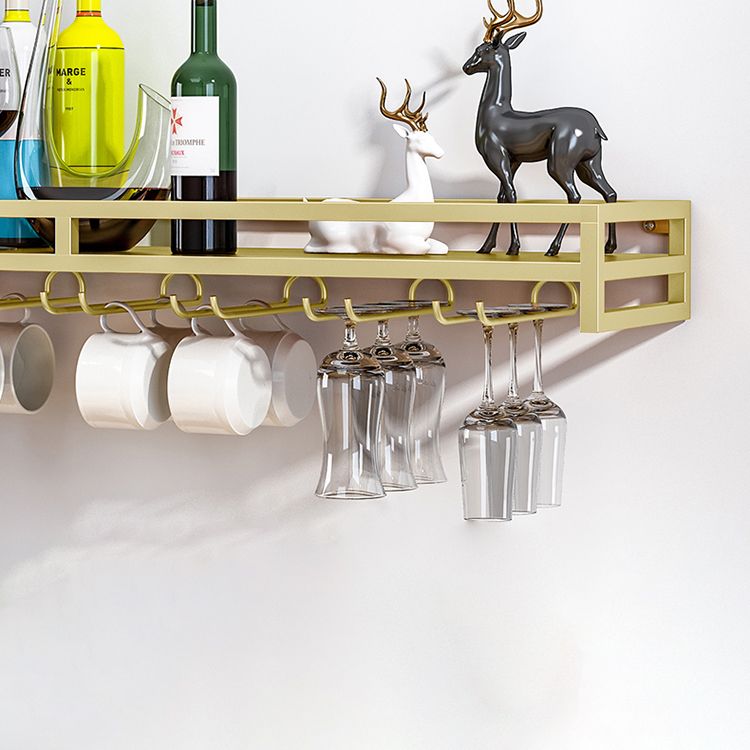 Modern Metal Wall Mounted Wine Holds up to 36 Bottles Wine Racks