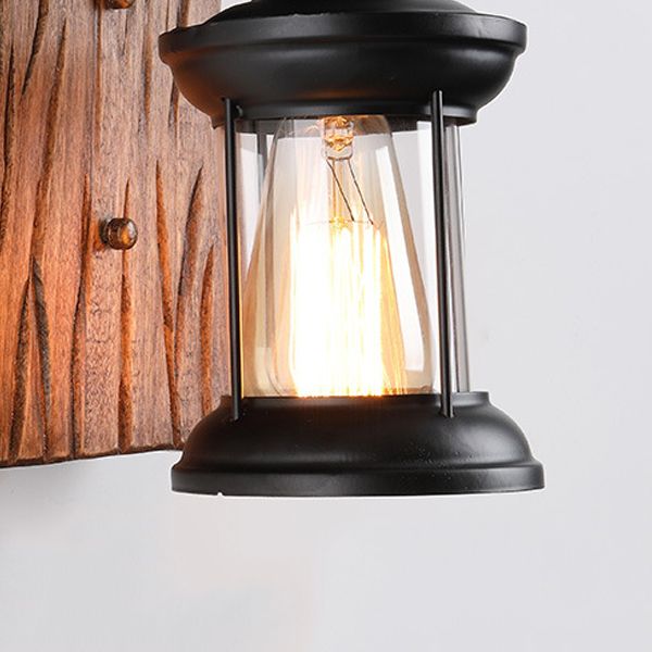 Industrial Glass Wall Light Sconces Simple Sconce Lighting for Living Room