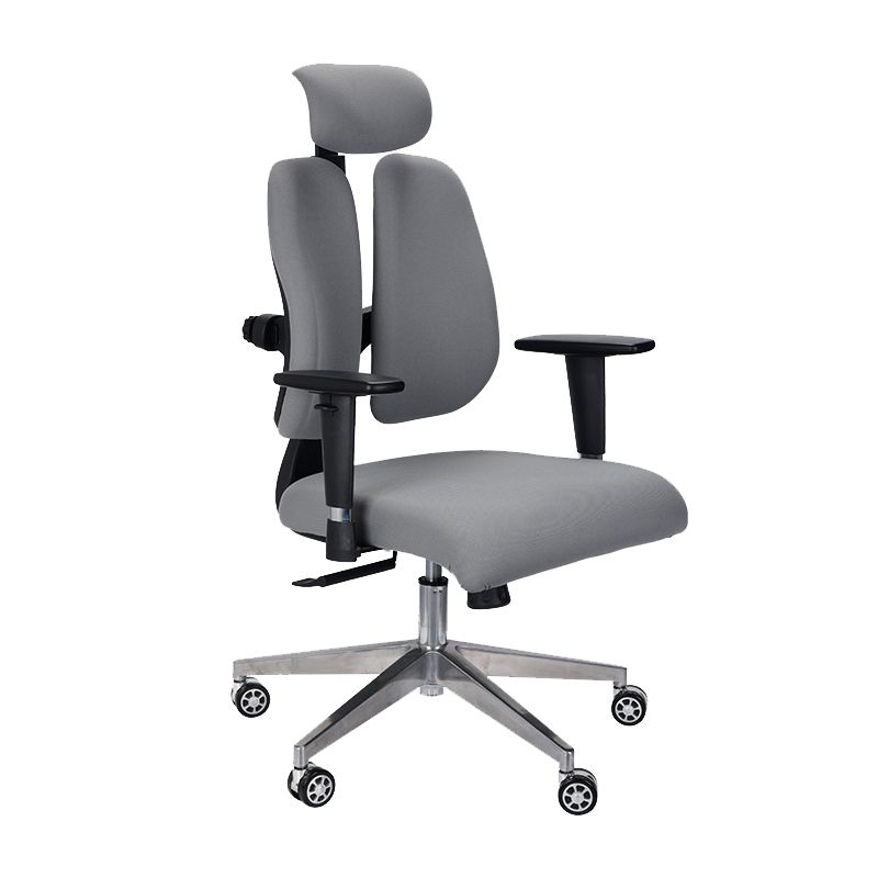 Modern Desk Chair Mesh Executive Chair High-Back Chair in Gray