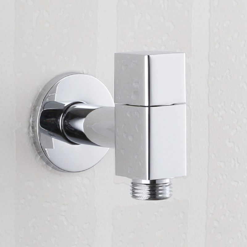 Industrial Wall Mounted Bathroom Faucet Knob Handle Brass Faucet