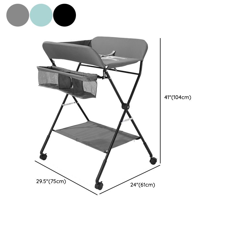 Portable Changing Table Modern Baby Changing Table with Basket