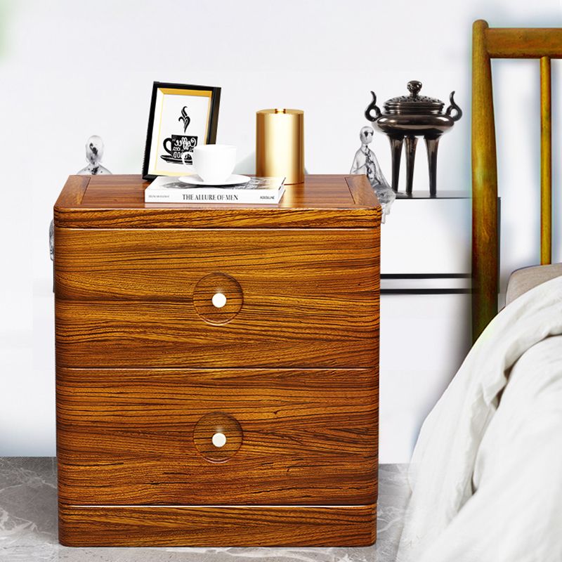 Modern Accent Table Nightstand Solid Wood Nightstand for Bedroom