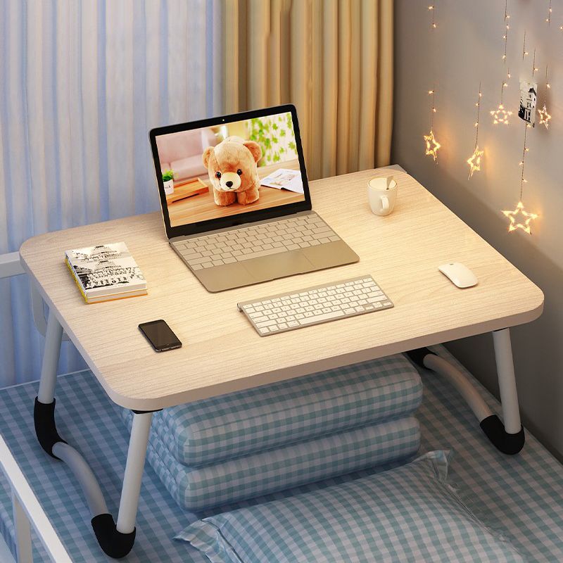 Modern Wooden Office Desk in Folding Rectangular Writing Desk for Bedroom