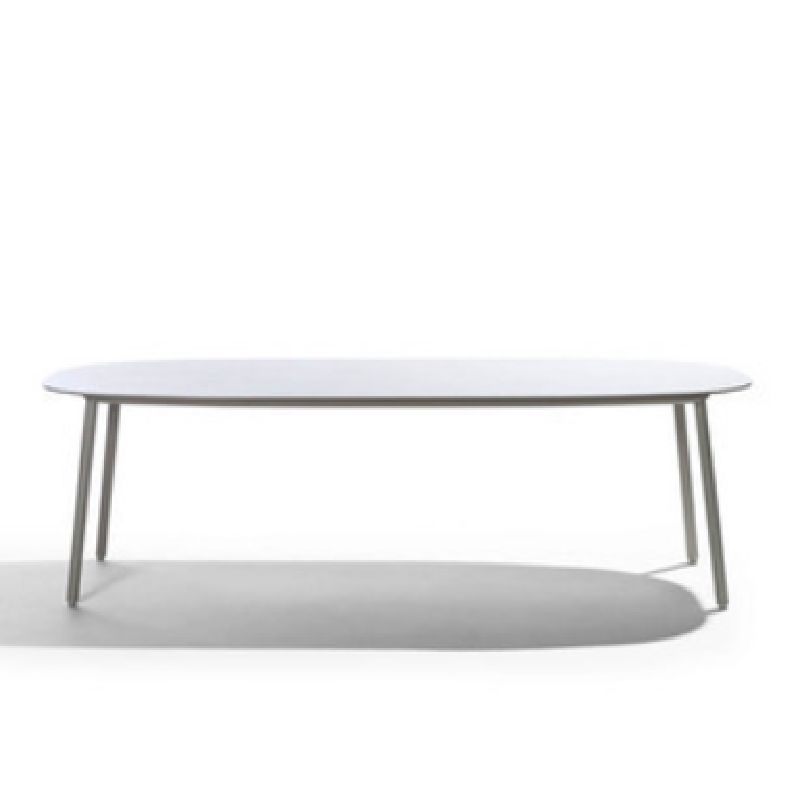 Modern Geometric Courtyard Table Stone Waterproof Outdoor Table