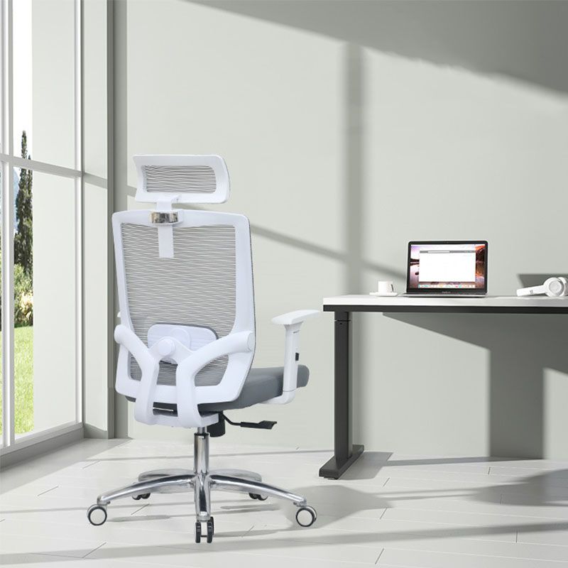 Fixed Arms Desk Chair High-back Ergonomic Office Chair Mesh Desk Chair