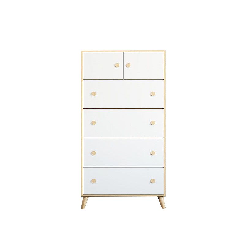 Chest Kids Nightstand Scandinavian Nursery Dresser with 4/5/6 Drawers