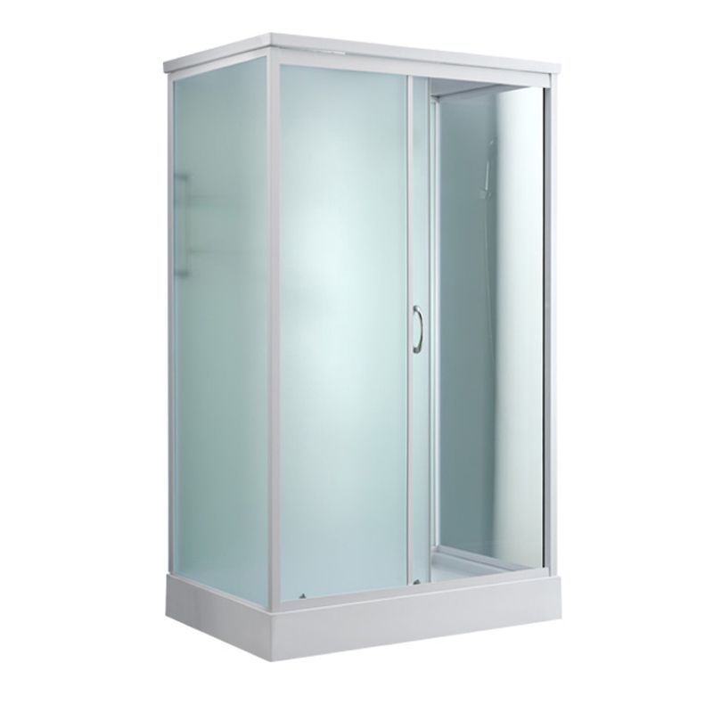 Modern Rectangle Shower Stall Tempered Framed Shower Stall for Bathroom