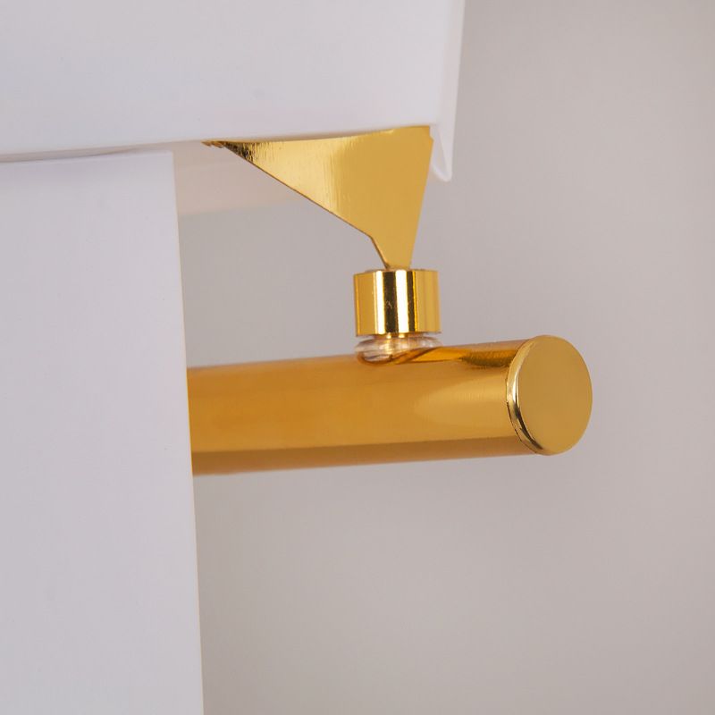 Plastik Birdie Kronleuchter Beleuchtung Moderne 2/3 Lichter Gold Finish Hängende Licht mit Metallring, warmes/weißes Licht