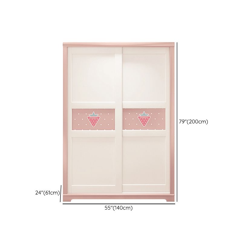 Manufactured Wood Kids Closet Modern Soft Close Drawer Wardrobe Closet for Bedroom