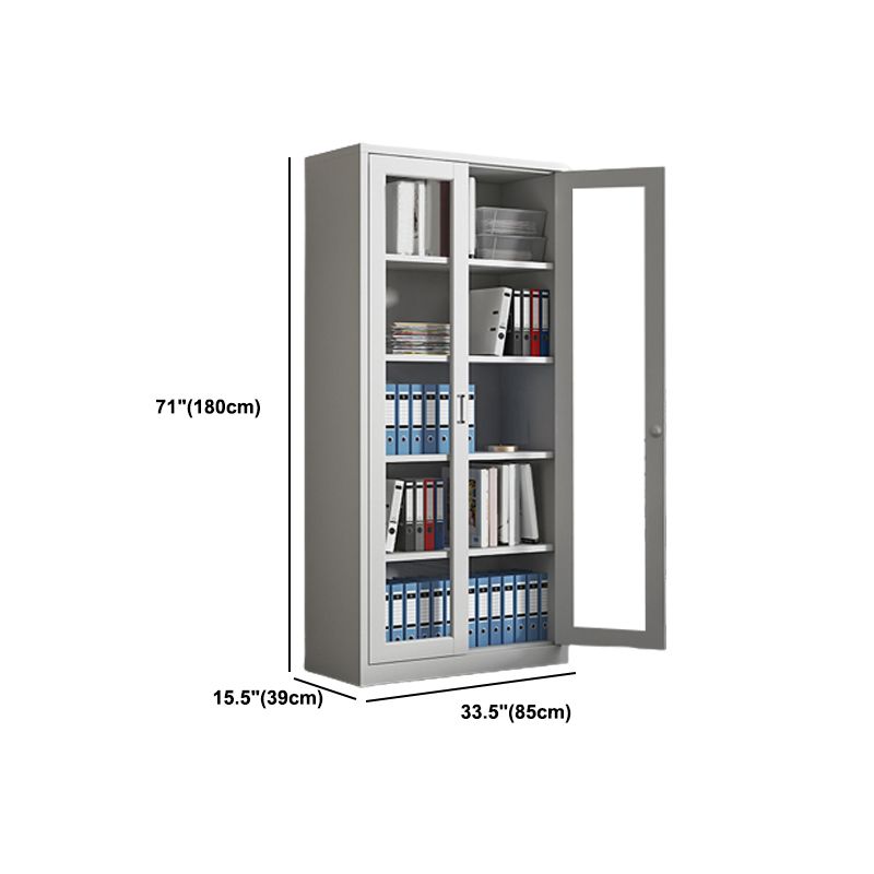 Fire-Resistant Filing Cabinet Vertical File Cabinet with Storage Shelves