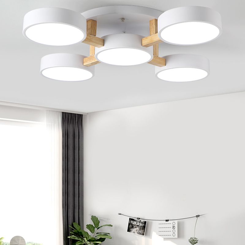 Multi-head LED Flush Mounted Ceiling Lights Contemporary Ceiling Lighting Fixture