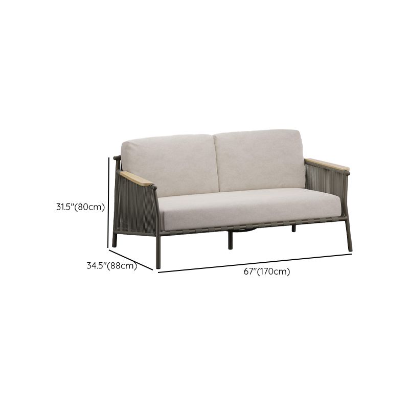 Contemporary Water Resistant Outdoor Patio Sofa/Patio Daybed