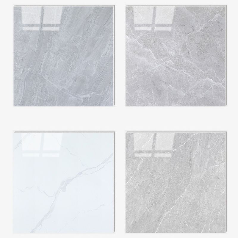 Modern Style Polished Floor Tile Waterproof Square Straight Edge Floor Tile