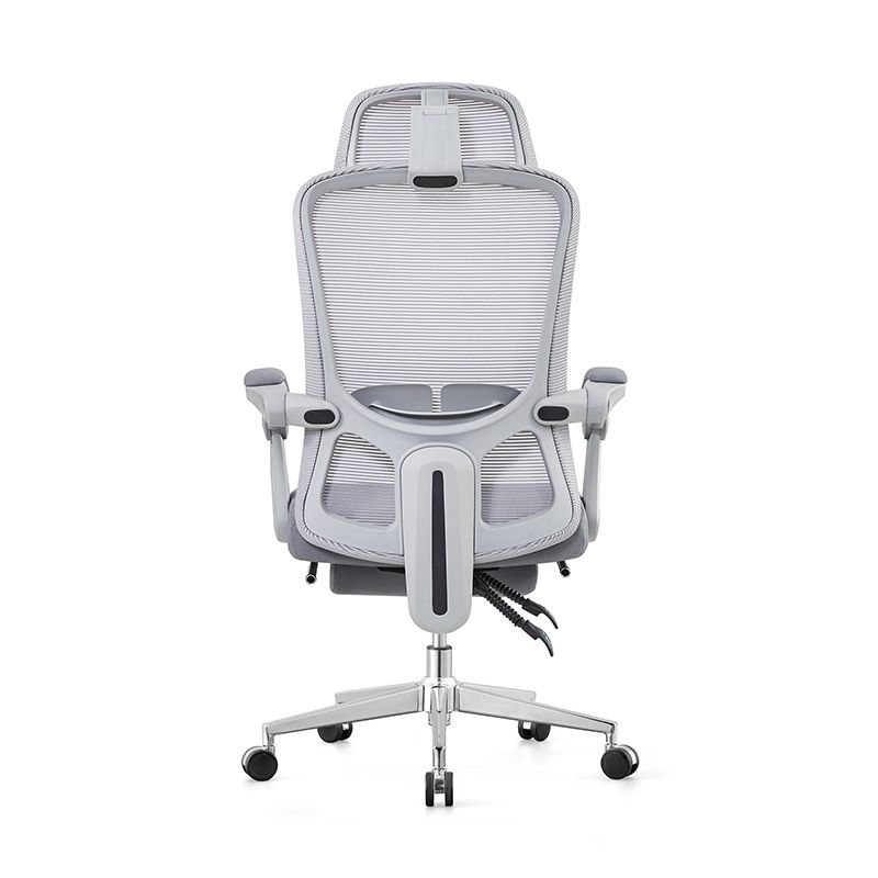 Contemporary Tilt Mechanism Microfiber Chair Desk High Back Swivel Chair