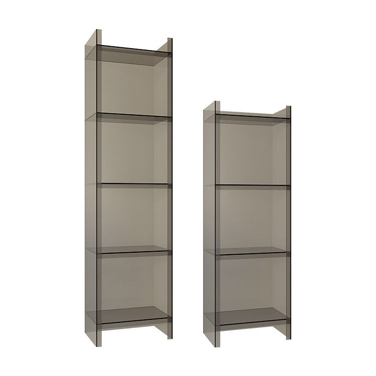 Closed Back Bookcase Scandinavian Style Bookshelf for Home Office Study Room