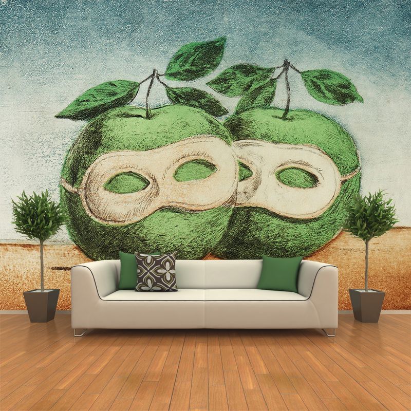 Surrealist the Hesitation Waltz Murals Blue and Green Still Life Wall Decoration