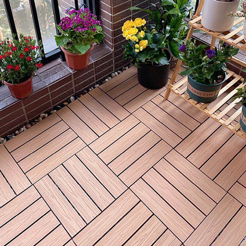 Anti-corrosion Wood Flooring Modern Style Square Outdoor Wood Flooring