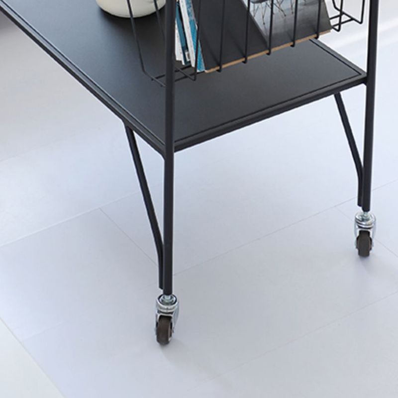 Contemporary Bedside Cabinet Lower Shelf Night Table for Bedroom