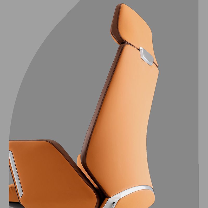 Modern Leather Executive Chair No Arm Managers Chair for Office