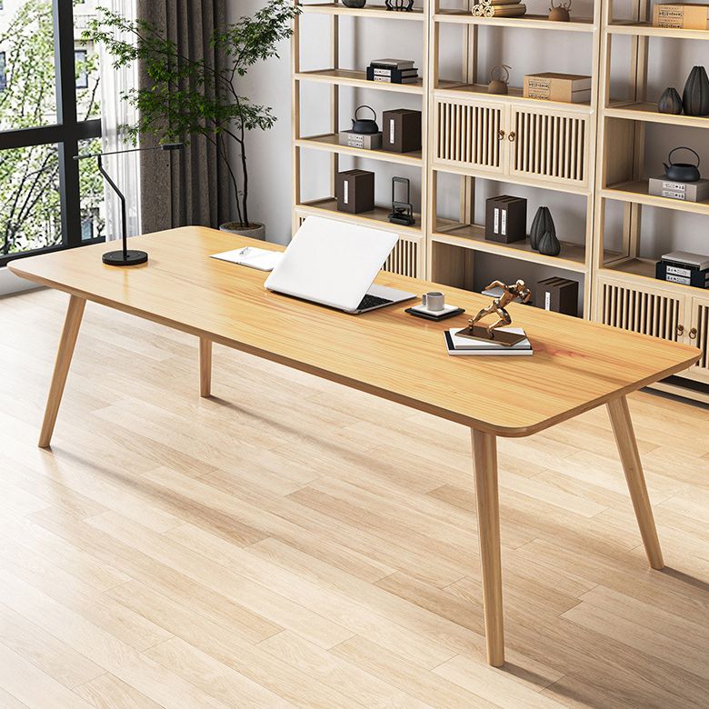 Contemporary Style Writing Desk Solid Wood Meeting Office Desk