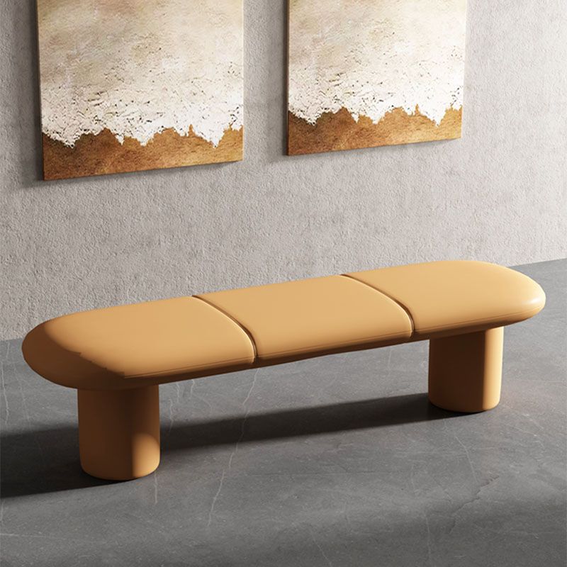 Bedroom Upholstered Bench Contemporary Seating Bench with Legs