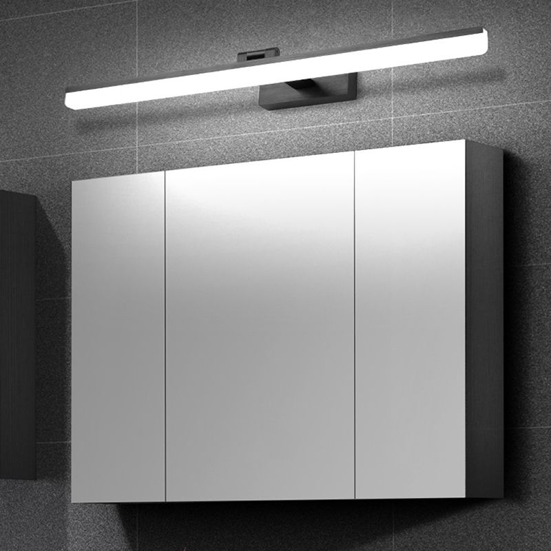 Simplicidad nórdica Luces de pared rectangulares Luz de plástico de plástico Accesorios para el baño