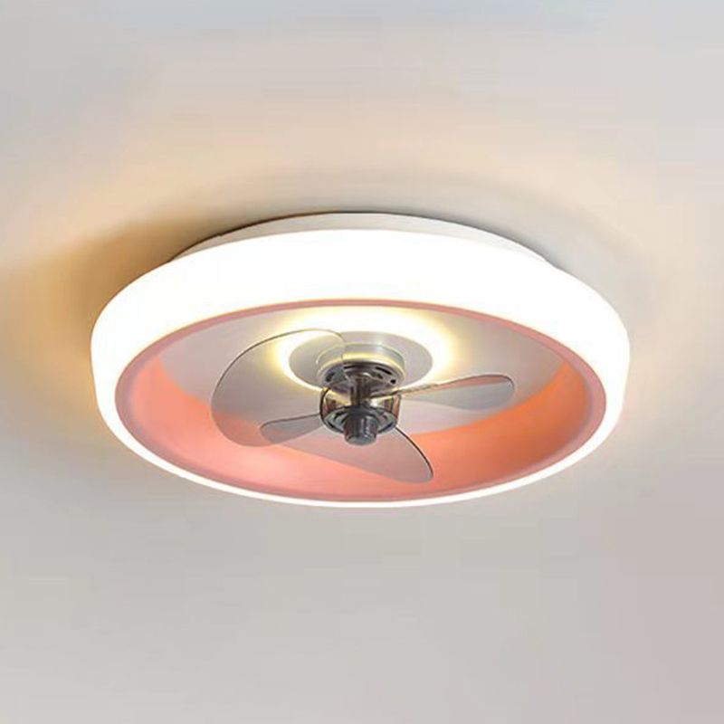 2 Light Ceiling Fan Lighting Modern Style Metal Ceiling Fan Lighting for Living Room