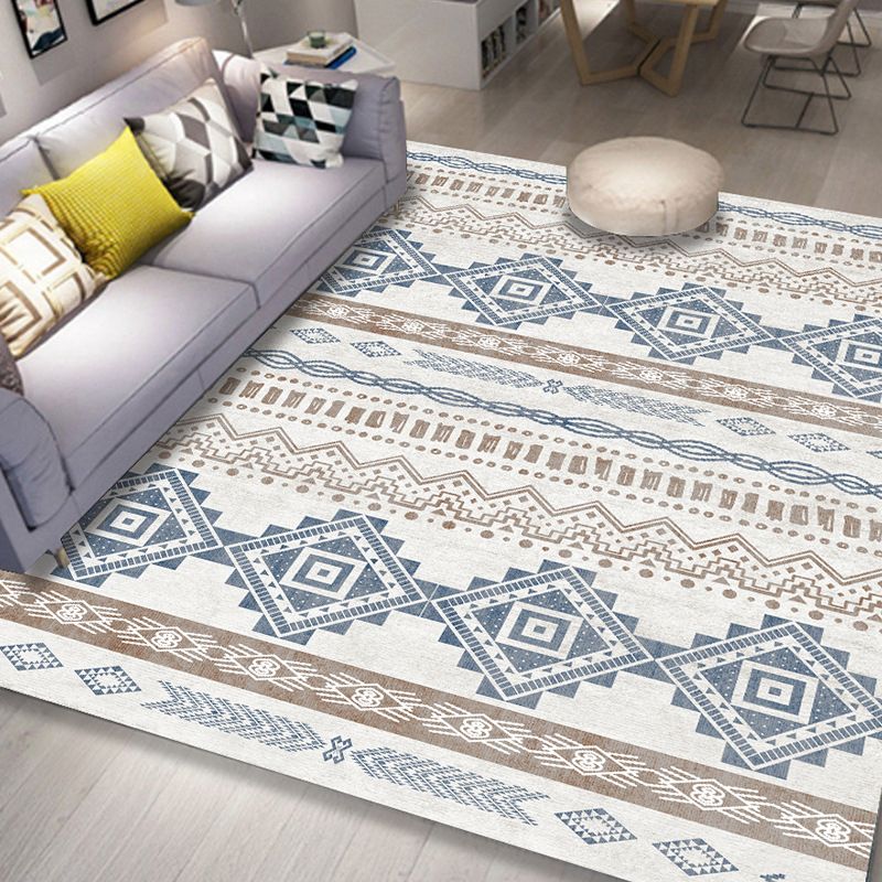 Multicolore Bohrmian Area tappeto Polyester Southwestern Pattern Interior Tappet Easy Care Tappet per soggiorno