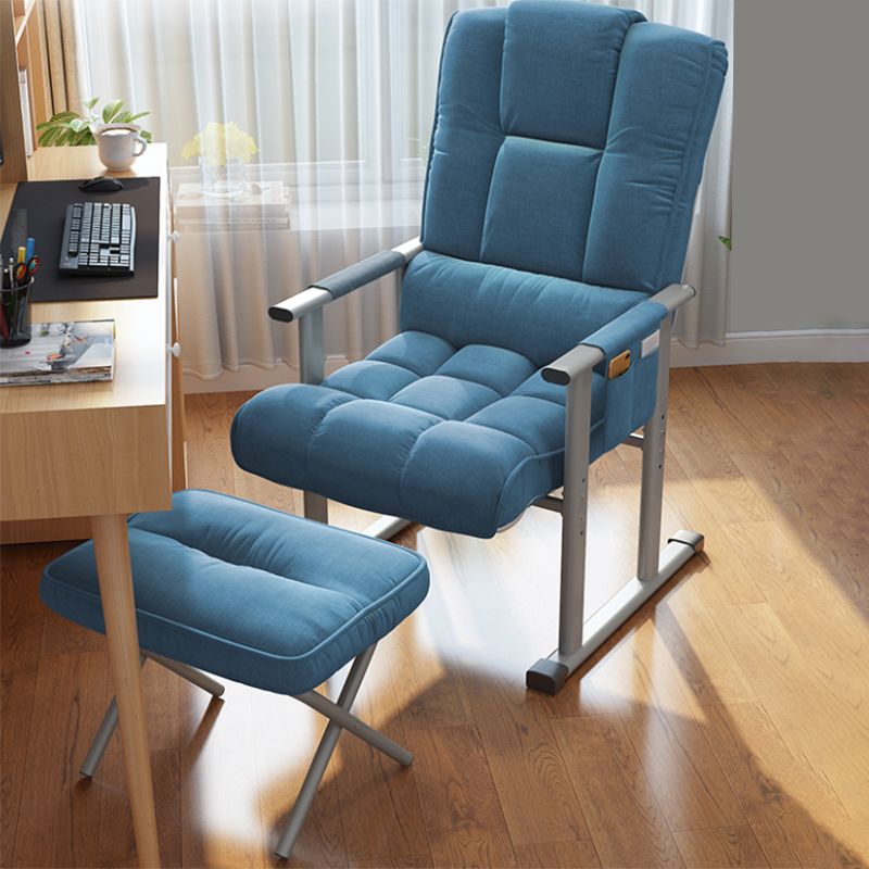 Contemporary Standard Recliner with Swivel Rocker and Tufted Back