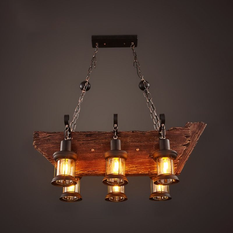 Industrieel plafondarmatuur vintage multi -light hanger bar reataurant licht