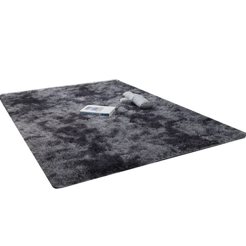 Tapis de pièce multicolores Simplicité Tie Dye Tapis synthétique Synthétique Rapis lavable pour animaux de compagnie sans glissement