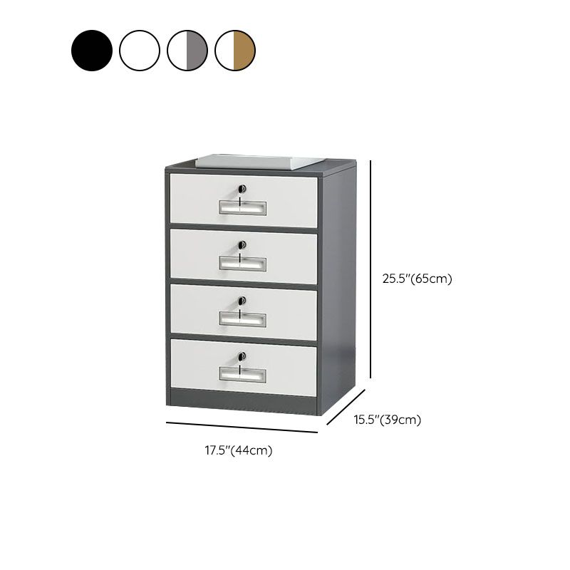 Modern File Cabinet Steel Locking Drawers and Storage Filing Cabinet