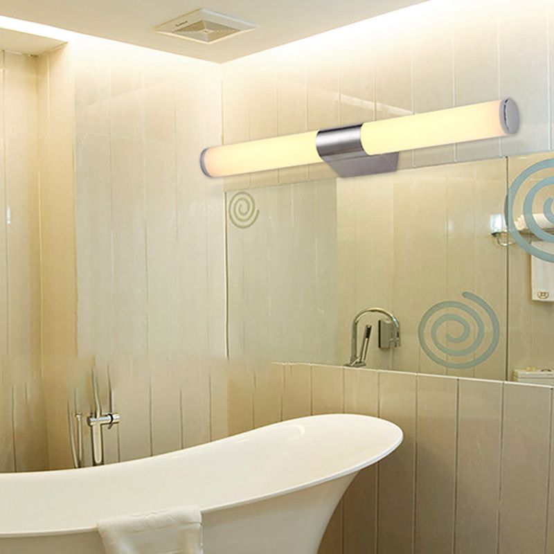 White Wall Vanity Light Creative Minimalist Vanity Strip Light for Bathroom