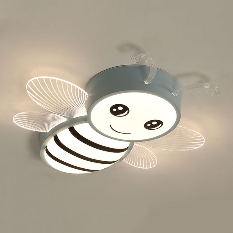 LED Ceiling Mount Light 2 Lights Ceiling Light with Acrylic Shade for Kid's Room