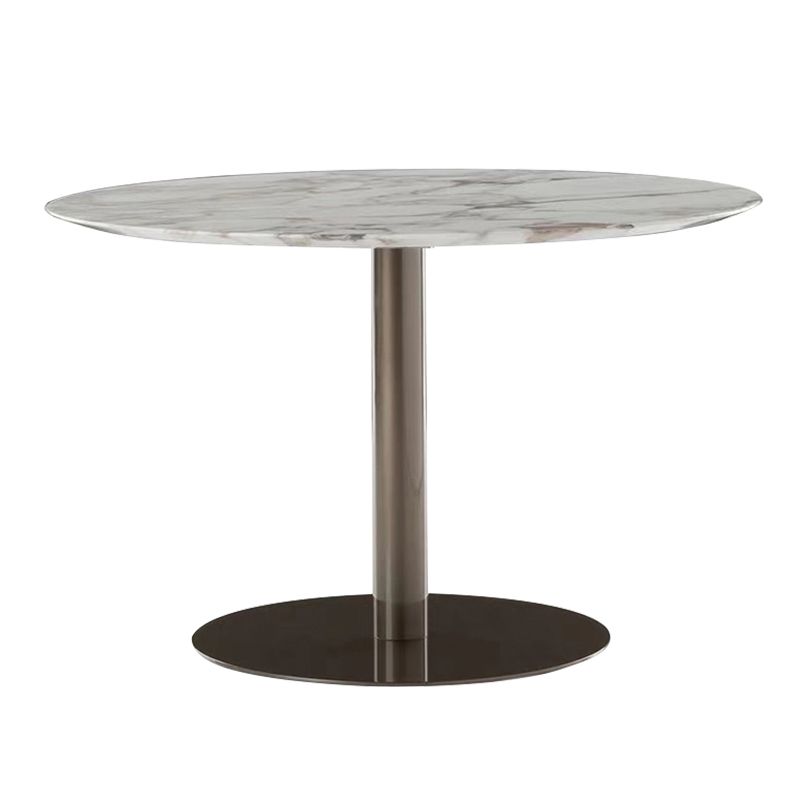 Modern Geometric Waterproof Courtyard Table Metal Base Outdoor Table