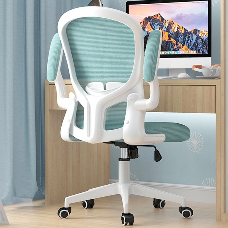 Modern Padded Arms Conference Chair Mesh-back Desk Chair for Office