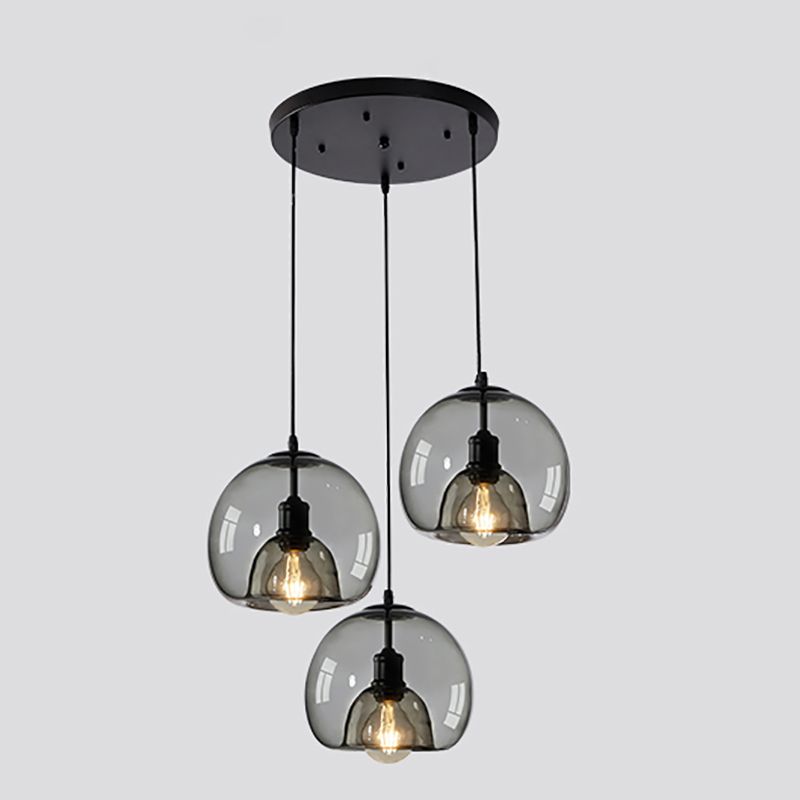 Modern Style Glass Hanging Light Household Minimalist Pendent Lighting Fixtures