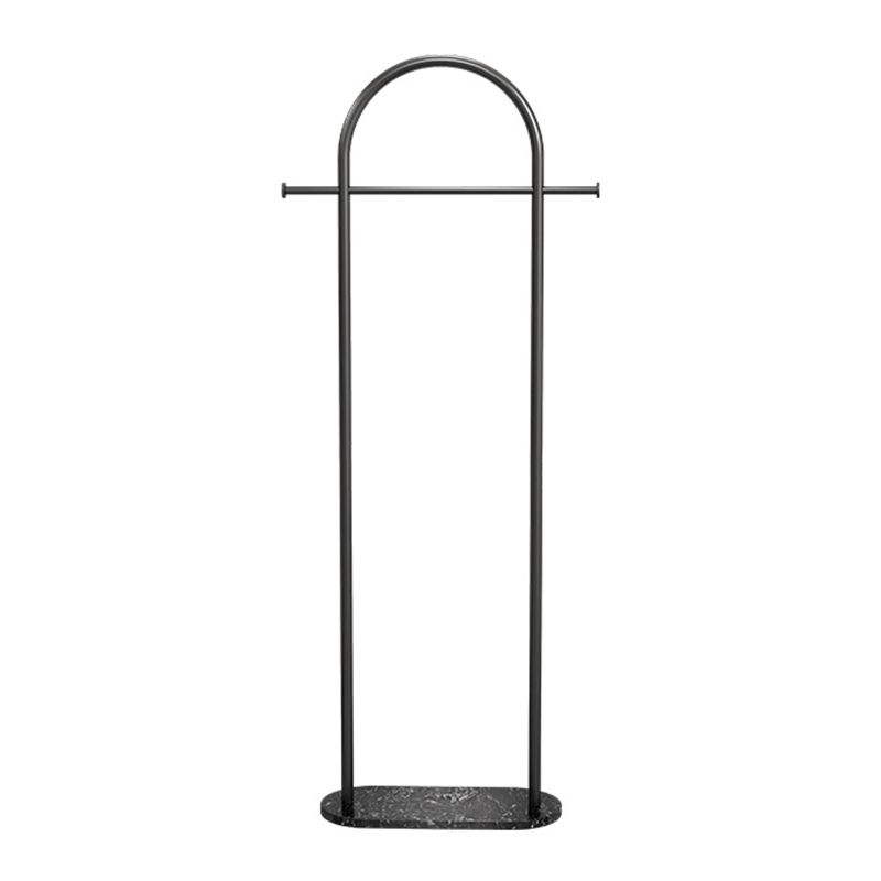 Modern Coat Rack Free Standing Marble Stone Base Metal Coat Hanger