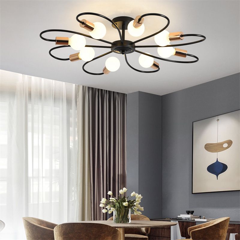 Modern Ceiling Lamp Minimalist Flush Mount Light Fixture for Bedroom