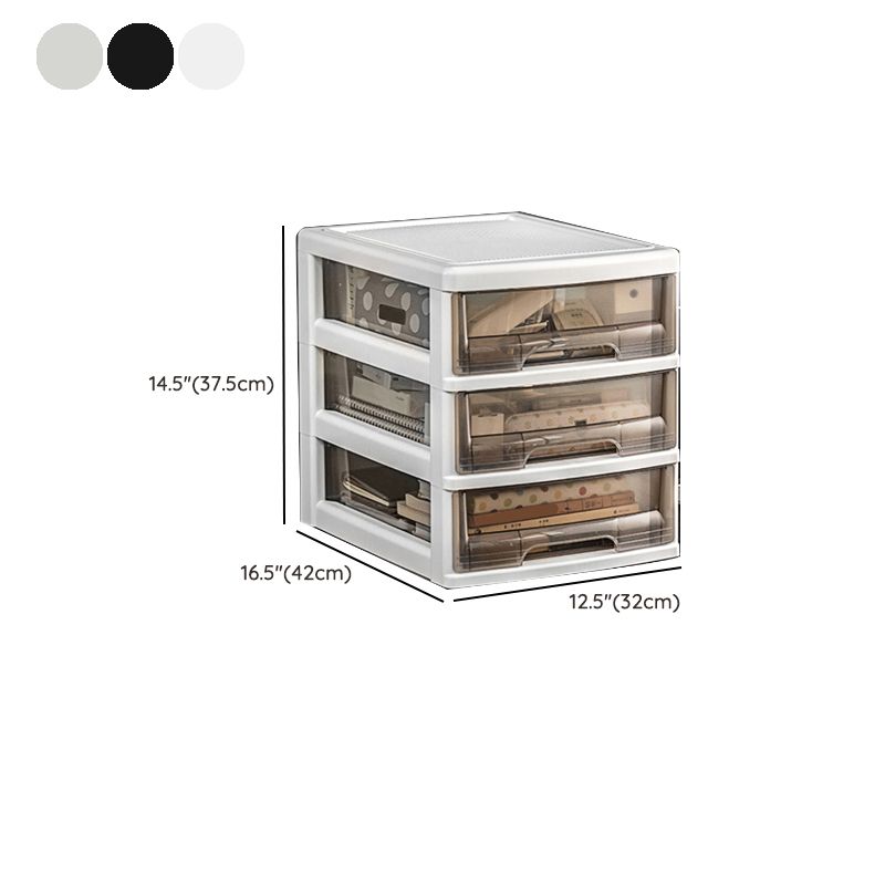 Transparent Filing Cabinet Modern Plastic Drawers Filing Cabinet