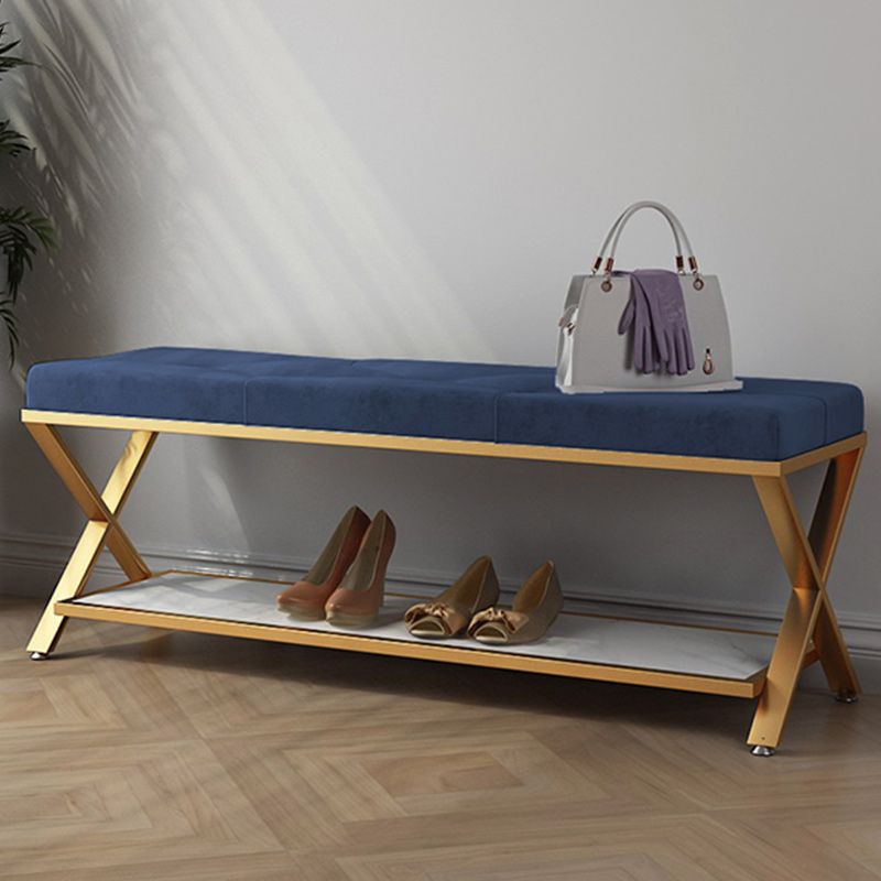 13.8" Wide Contemporary Seating Bench Upholstered Tufted Bench