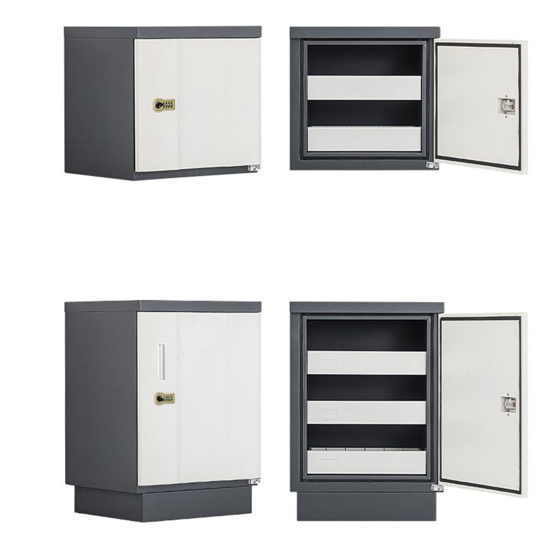 Classic Metal File Cabinet Color Block Filing Cabinet for Home Office