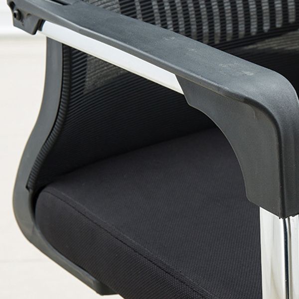 23" Wide Contemporary Chair Black Breathable AirGrid Upholstered Desk Chair